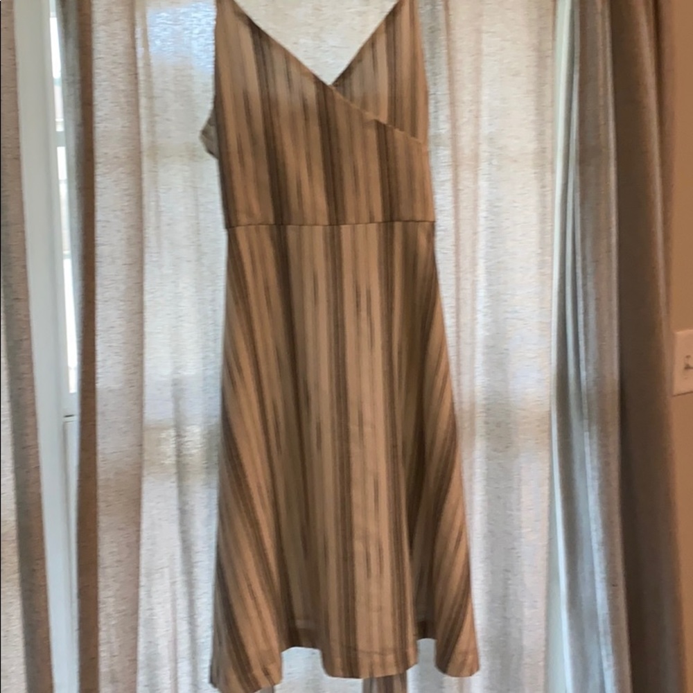 White striped dress